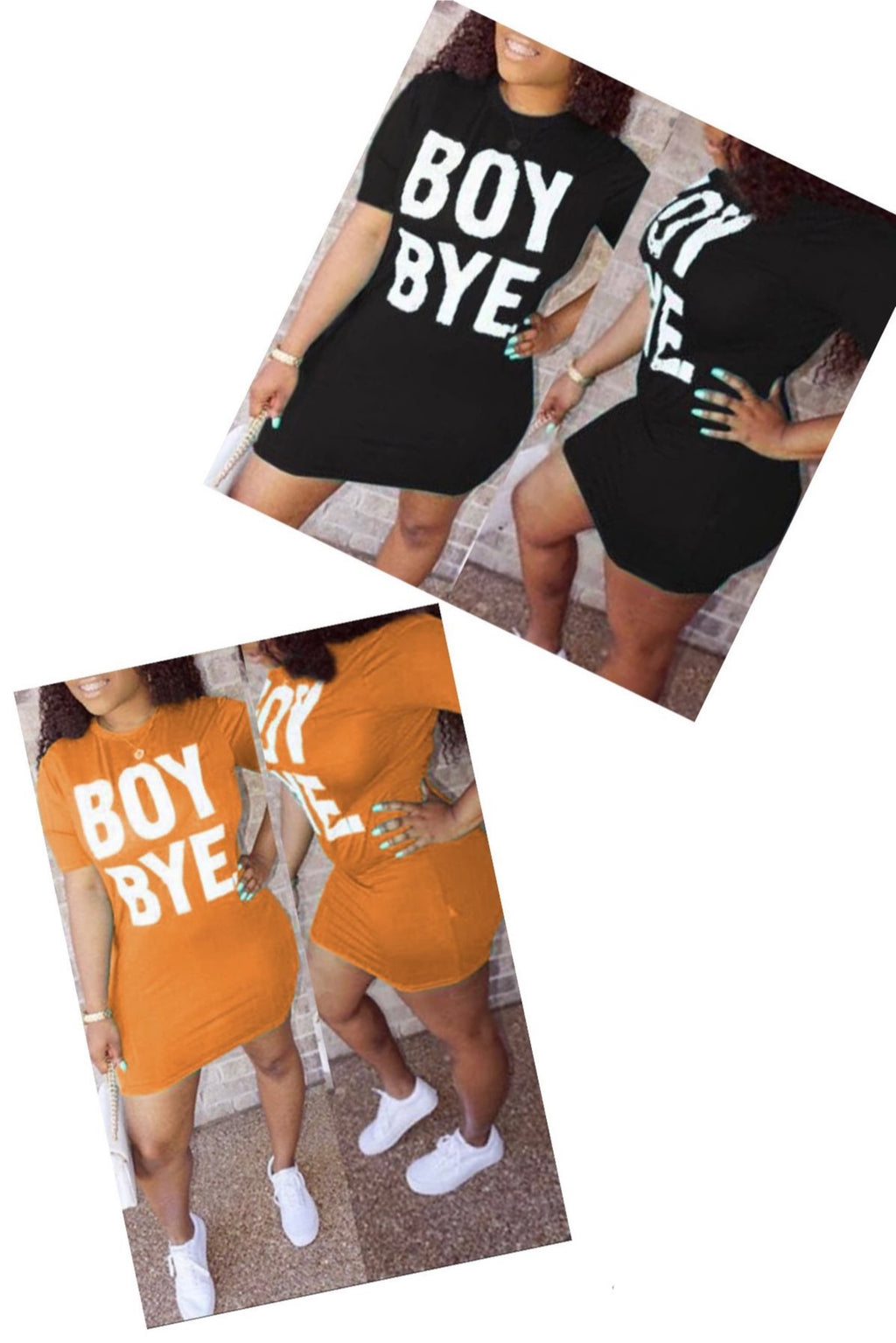 Letter Print Mini T-Shirt Dress - Stylz Select